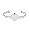 The Simple Reflection bangle with discus motif
