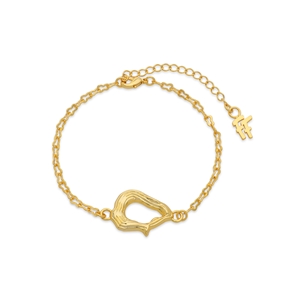 Treasure Lust gold plated chain bracelet-