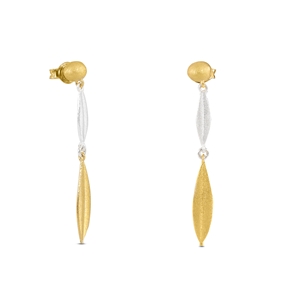 Anima Olea bi-color dangle earrings-
