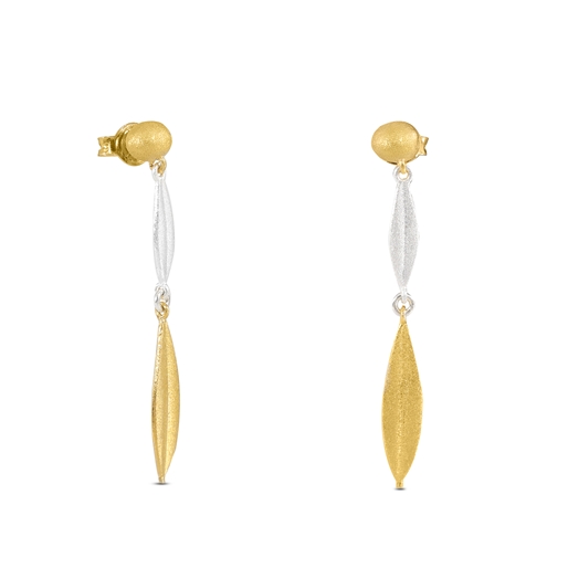 Anima Olea bi-color dangle earrings -