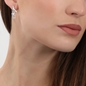 Beauty Flow medium silver earrings-