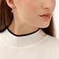 Beauty Flow medium gold plated earrings-