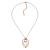 Style Bonding Rose Gold Plated Short Necklace