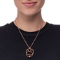 Style Bonding Rose Gold Plated Short Necklace-