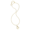 Style Drops Yellow Gold Plated Long Necklace