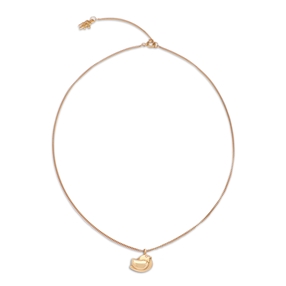 Fashionable.Me Gold Plated Chain Necklace With Bird Motif-