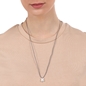 Fashionable.Me Grey Cord Necklace With Silver Small Bear Motif-