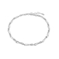 The Chain Addiction short silvery chain necklace -