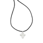Fashionable.Me Cord Necklace with Silver Cross-