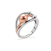 Style Bonding Silver Plated Ring