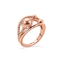 Style Bonding Rose Gold Plated Ring-