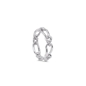 The Chain Addiction silvery ring -