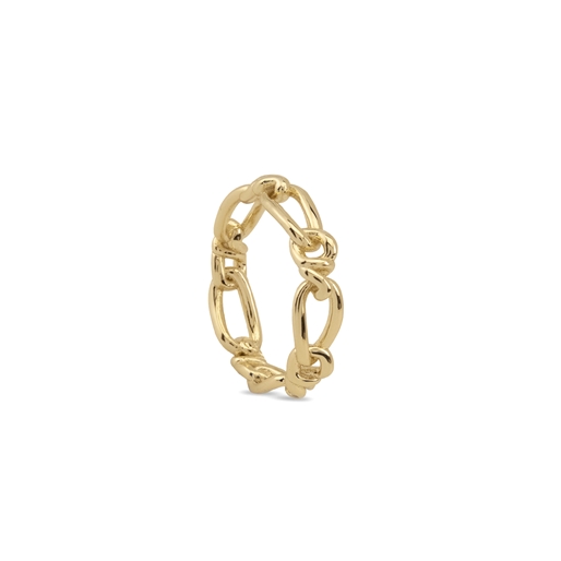 The Chain Addiction gold plated ring-