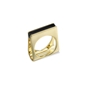 Dreaming Mood gold plated ring with black enamel-