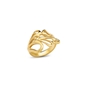 Winged Spirit gold plated ring with wing motif-