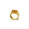 Mosaic moments bulky gold plated ring