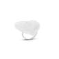 Hearts’ Symphony silver ring with heart motif-