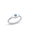 Eyez on me silver ring with eye motif