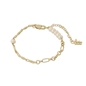 The Chain Addiction chain gold plated bracelet with pearls-