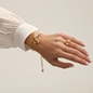 Treasure Lust επίχρυσο δαχτυλίδι λευκή πέρλα και όστρακο-