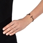 Acro Balance Silver 925 Black Flash Plated Cuff Bracelet-