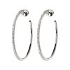 The Essentials Silver 925 Large Hoop Earrings