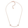 My FF Silver 925 Rose Gold Flash Plated Short Necklace
