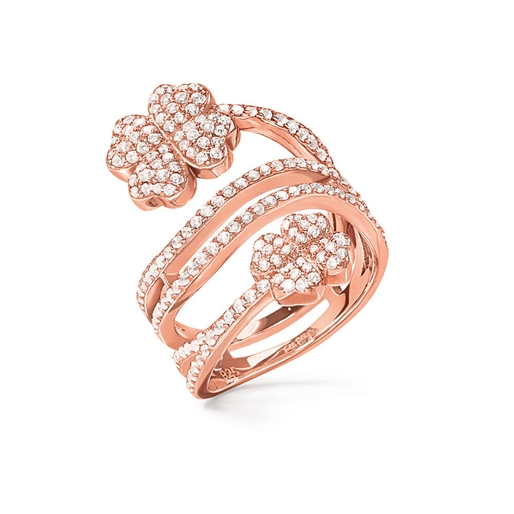 Heart4Heart Rose Gold Plated Ring -