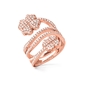 Heart4Heart Rose Gold Plated Ring -
