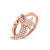 Charm Mates Rose Gold Plated Ring