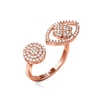 Heart4Heart Mati Rose Gold Plated Ring