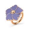 Bloom Bliss Rose Gold Plated Medium Motif Ring