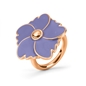 Bloom Bliss Rose Gold Plated Medium Motif Ring-