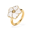 Bloom Bliss Yellow Gold Plated Small Motif Ring