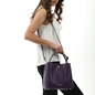 Metropolitan Fab medium purple leather shoulder bag-