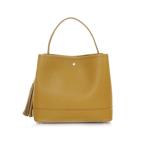 Metropolitan Fab medium yellow leather shoulder bag-