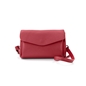 Metropolitan Fab μεσαία κόκκινη δερμάτινη crossbody τσάντα-