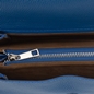 Metropolitan Fab μεσαία μπλε δερμάτινη crossbody τσάντα-