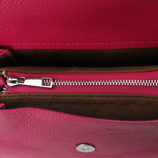 Metropolitan Fab small fuchsia leather crossbody bag-