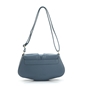 Metropolitan Fab μεσαία γαλάζια δερμάτινη τσάντα χιαστί-