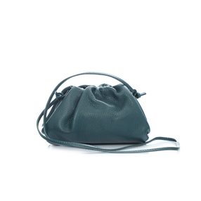 Metropolitan Fab μικρή γαλάζια δερμάτινη τσάντα crossbody-