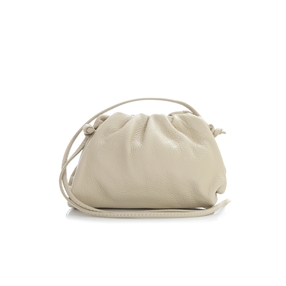 Metropolitan Fab beige leather small crossbody bag-