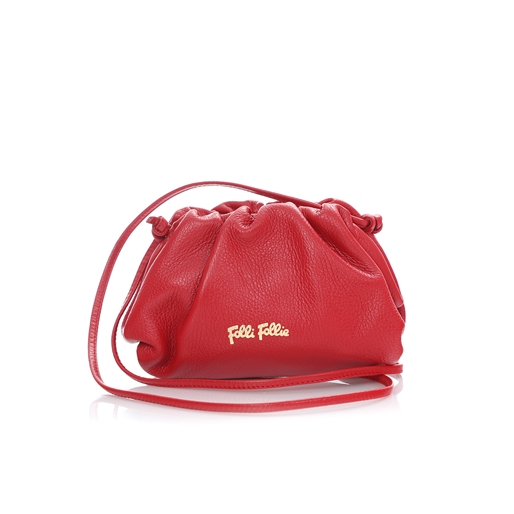 Metropolitan Fab μικρή κόκκινη δερμάτινη τσάντα crossbody-