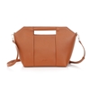 Origami Hint medium brown handbag
