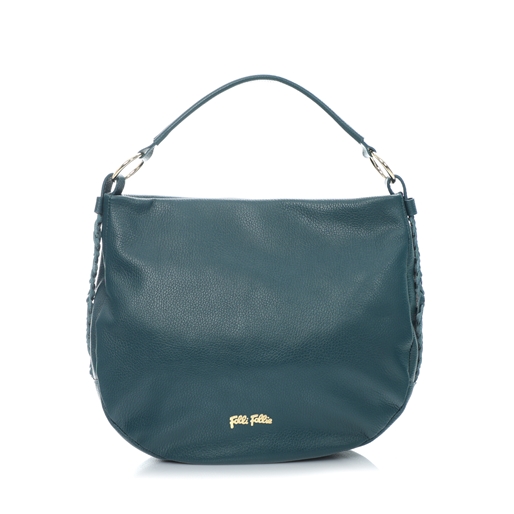 Metropolitan Fab large light blue leather hobo bag-