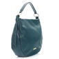 Metropolitan Fab μεγάλη γαλάζια δερμάτινη τσάντα hobo-