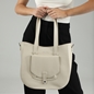 Metropolitan Fab large beige leather tote bag-