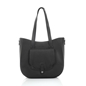 Metropolitan Fab large black leather tote bag-