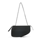 Irregular black shoulder bag -