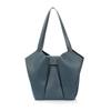 Origami Hint large dark blue shoulder bag